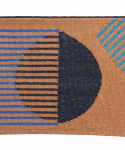 Leah Singh Olivia Stripe Clutch - Ochre Handcrafted