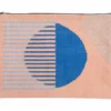 Leah Singh Olivia Stripe Clutch - Peach