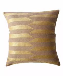 Leah Singh Scarpa Circus Wool Throw Pillow Cover - Mauve