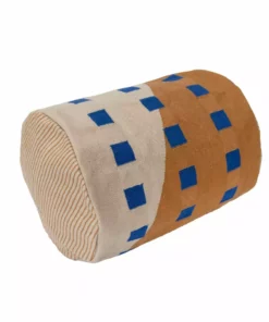 Leah Singh New Arrivals Squares Bolster Pillow Cover