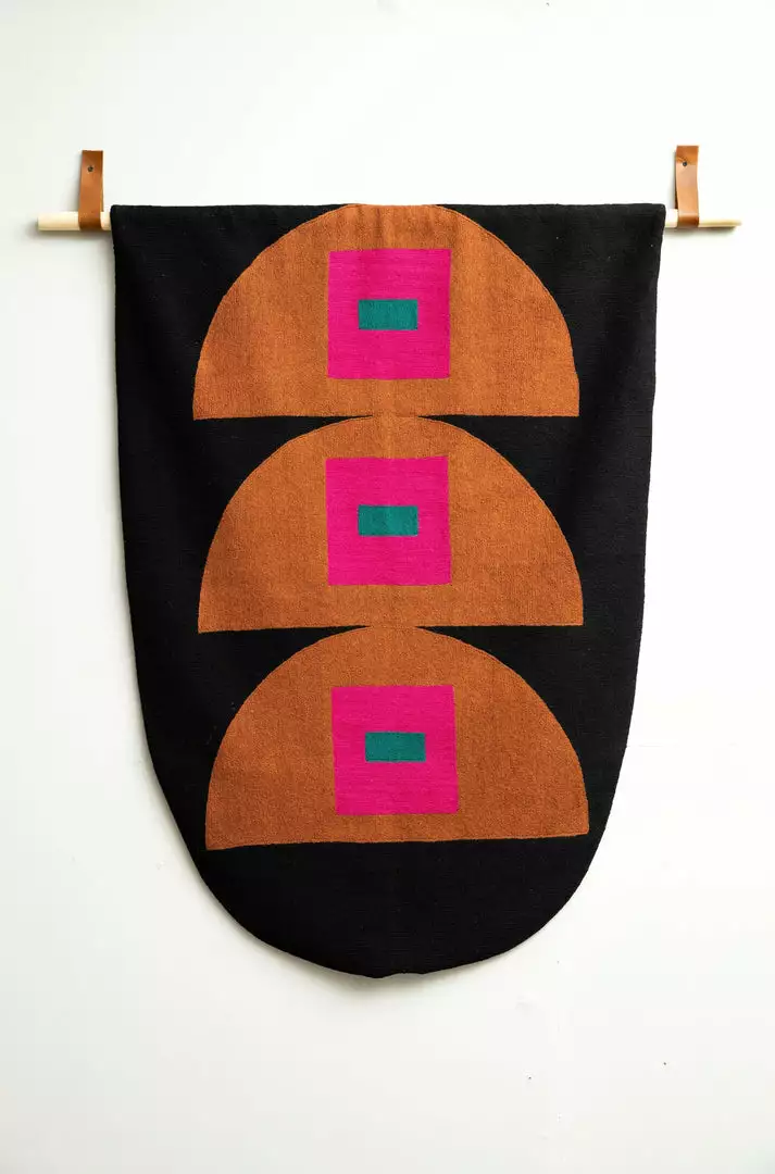 Leah Singh Home Goods Squares Wool Tapestry 1 Leah Singh Home Goods Squares Wool Tapestry