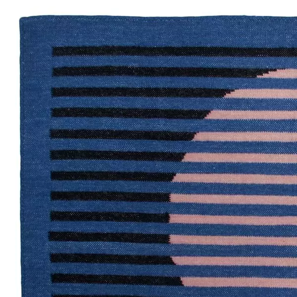 Leah Singh Home Goods Vera Wool Rug - Black 2 Leah Singh Home Goods Vera Wool Rug - Black