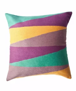 Leah Singh Zimbabwe Summer Landscape Wool Pillow Cover Home Goods
