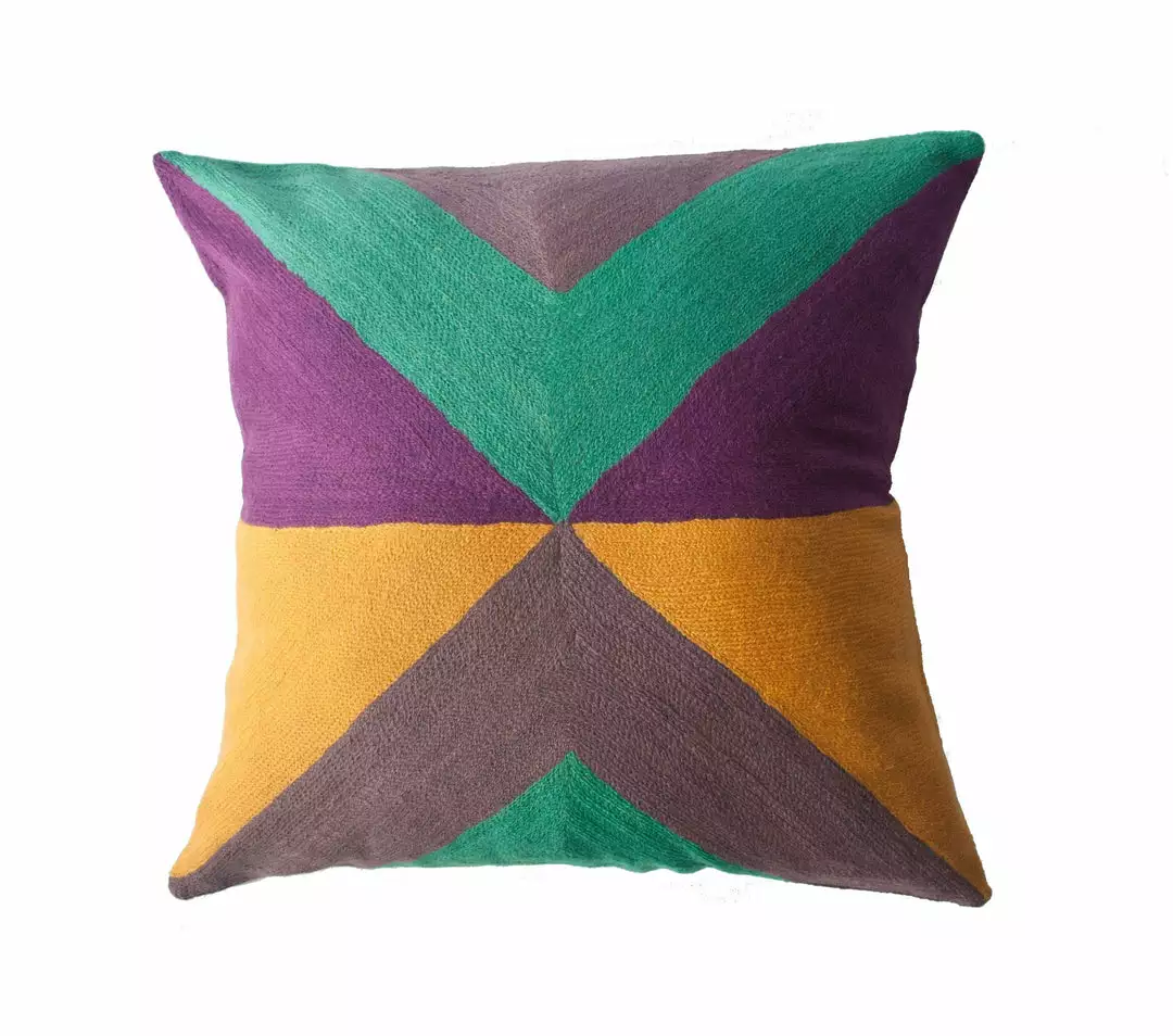 Leah Singh Zimbabwe West Summer Wool Throw Pillow Cover 1 Leah Singh Zimbabwe West Summer Wool Throw Pillow Cover