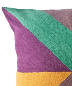 Leah Singh Zimbabwe West Summer Wool Throw Pillow Cover 5 Leah Singh Zimbabwe West Summer Wool Throw Pillow Cover