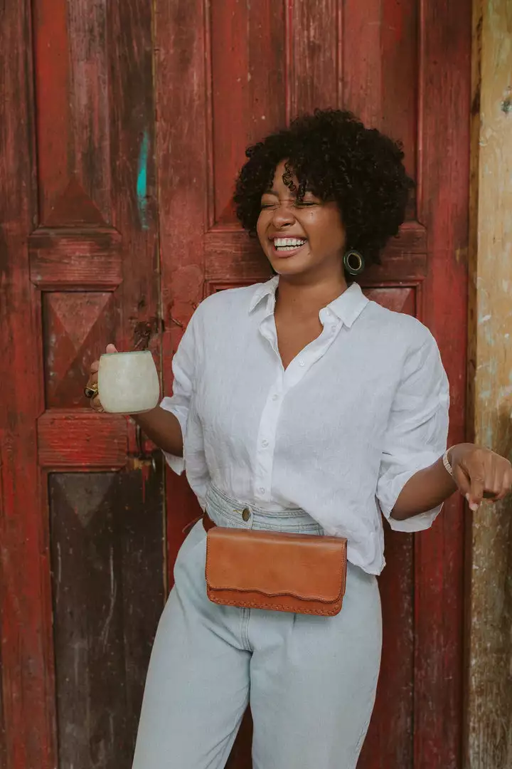 Purse & Clutch Leather Belt Bag - Russet Brown 2 Purse & Clutch Leather Belt Bag - Russet Brown