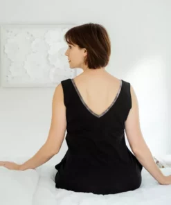 Leena & Lu BIPOC Owned Pima Long Dress - Black 6 Leena & Lu BIPOC Owned Pima Long Dress - Black