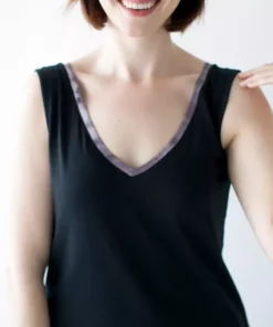 Leena & Lu BIPOC Owned Pima Long Dress - Black 7 Leena & Lu BIPOC Owned Pima Long Dress - Black