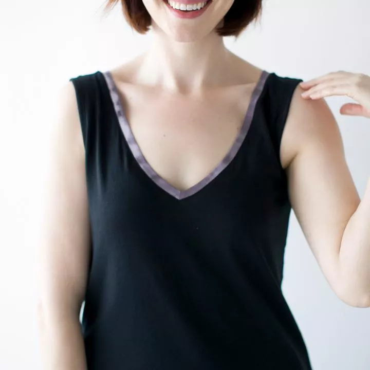 Leena & Lu BIPOC Owned Pima Long Dress - Black 4 Leena & Lu BIPOC Owned Pima Long Dress - Black