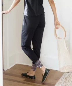 Leena & Lu Best Sellers Pima Jogger - Black