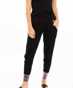 Leena & Lu Best Sellers Pima Jogger - Black