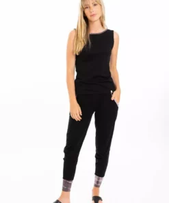 Leena & Lu Best Sellers Pima Jogger - Black