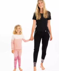 Leena & Lu Pima Short Sleeve Loungewear Set - Black