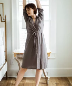 Leena & Lu Pima Short Robe Home Goods