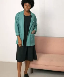 North Of West Leslie Upcycled Jacket - Atlantic