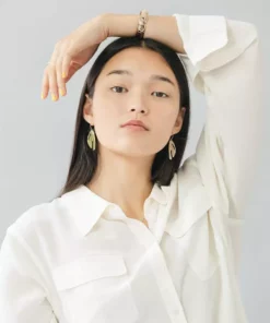 L.Greenwalt Jewelry Abstract Monstera Earrings Special Occasion