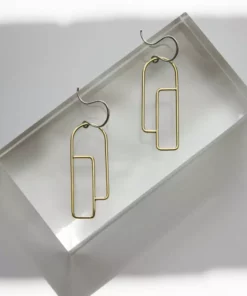 L.Greenwalt Jewelry Streamline Long Profile Earrings 16 L.Greenwalt Jewelry Streamline Long Profile Earrings
