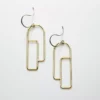 L.Greenwalt Jewelry Streamline Long Profile Earrings