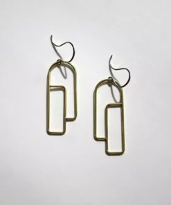 L.Greenwalt Jewelry Streamline Long Profile Earrings 14 L.Greenwalt Jewelry Streamline Long Profile Earrings