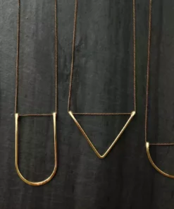 L.Greenwalt Jewelry Layering Shapes Necklace