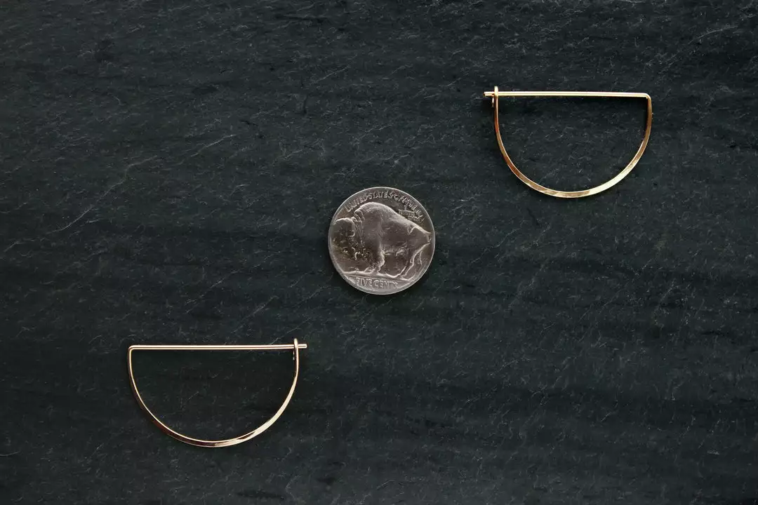 L.Greenwalt Jewelry Crescent Hoop Earrings Best Sellers 5 L.Greenwalt Jewelry Crescent Hoop Earrings Best Sellers