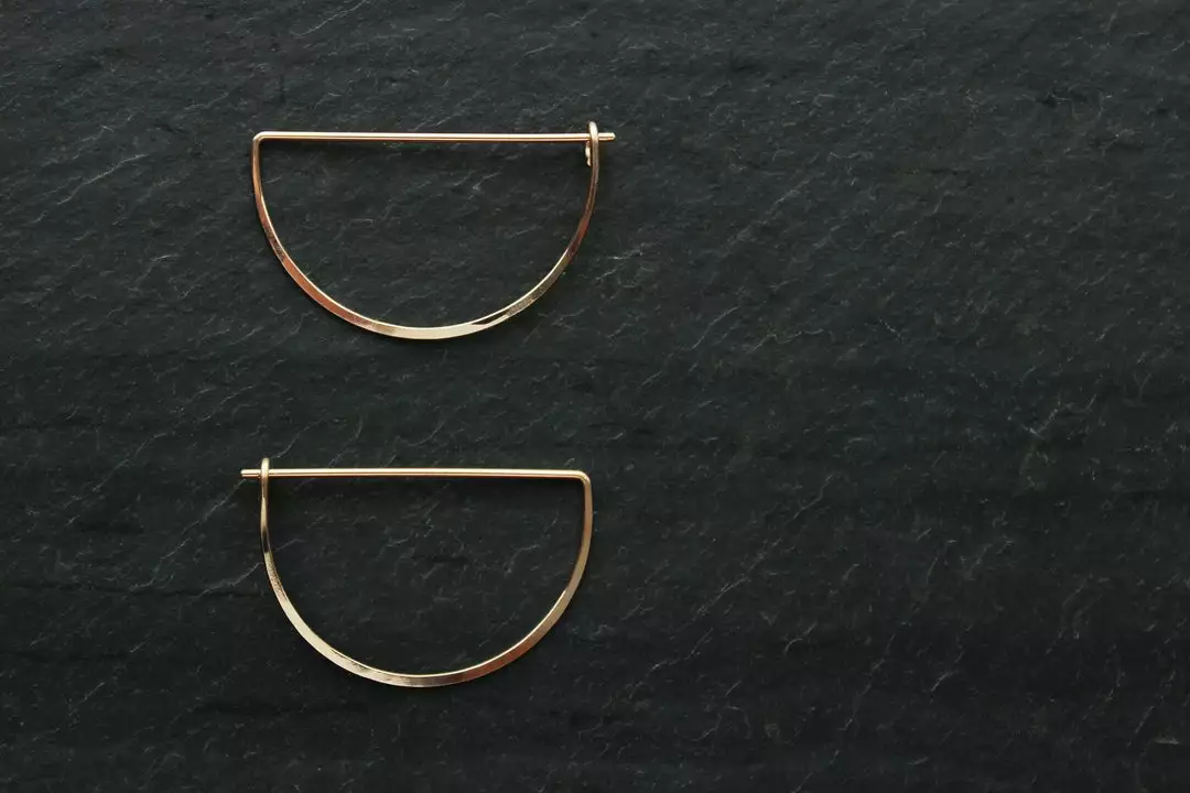 L.Greenwalt Jewelry Crescent Hoop Earrings Best Sellers 4 L.Greenwalt Jewelry Crescent Hoop Earrings Best Sellers