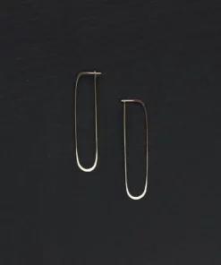L.Greenwalt Jewelry Best Sellers Long Oval Hoop Earrings 12 L.Greenwalt Jewelry Best Sellers Long Oval Hoop Earrings