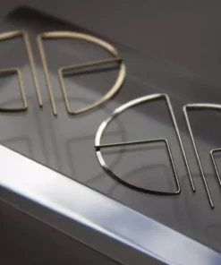 L.Greenwalt Jewelry Streamline Round Profile Earrings 11 L.Greenwalt Jewelry Streamline Round Profile Earrings