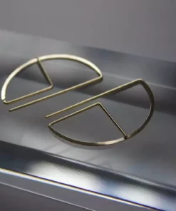 L.Greenwalt Jewelry Streamline Round Profile Earrings 17 L.Greenwalt Jewelry Streamline Round Profile Earrings