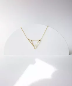 L.Greenwalt Jewelry Acute Triangle Necklace