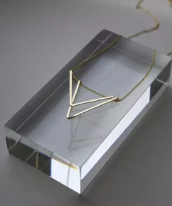 L.Greenwalt Jewelry Acute Triangle Necklace