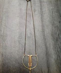 L.Greenwalt Jewelry Handcrafted Crescent Cascade Necklace