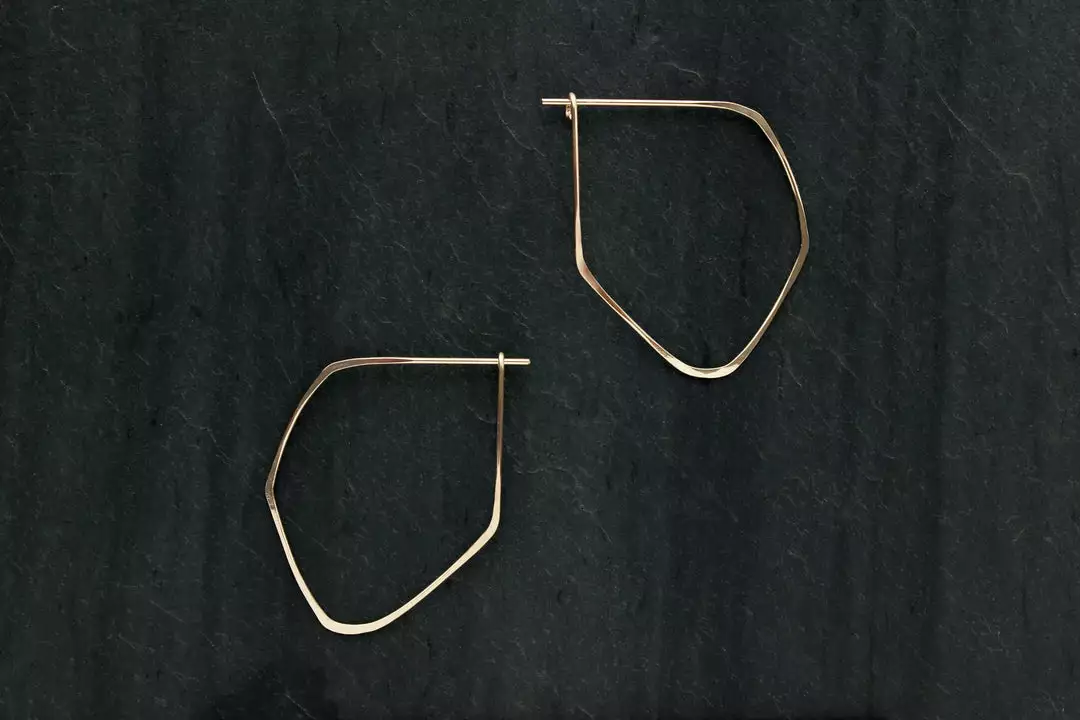 L.Greenwalt Jewelry Best Sellers Facet Hoop Earrings 4 L.Greenwalt Jewelry Best Sellers Facet Hoop Earrings