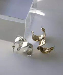 L.Greenwalt Jewelry Euphorbia Hoop Earrings