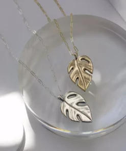 L.Greenwalt Jewelry Best Sellers Monstera Necklace