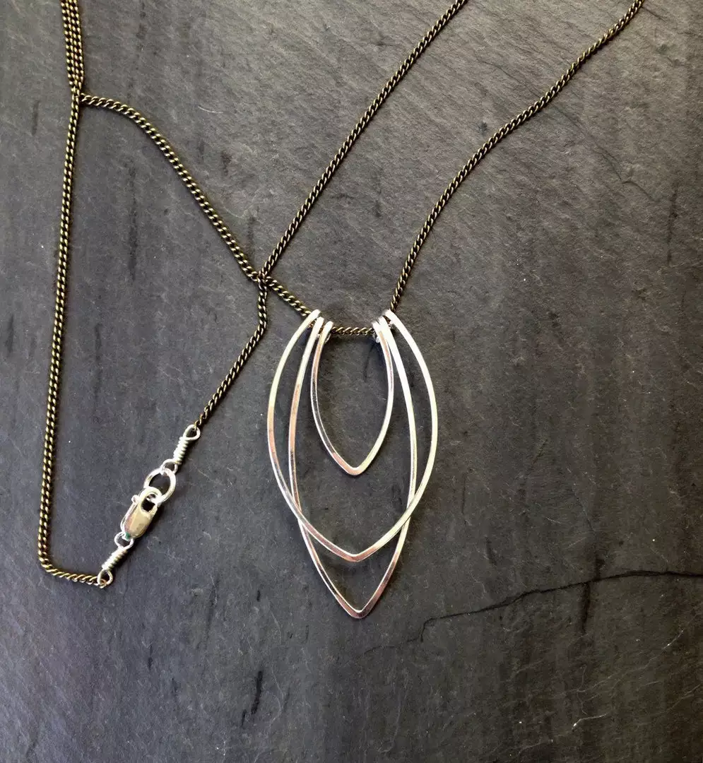 L.Greenwalt Jewelry Flame Necklace - Small 8 L.Greenwalt Jewelry Flame Necklace - Small