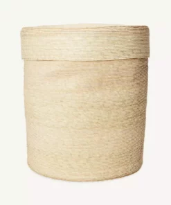 Minna Lidded Palm Basket 21 Minna Lidded Palm Basket