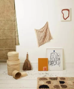 Minna Lidded Palm Basket