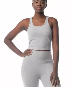 Synergy Organic Clothing Lighten Tank - Heather Gray