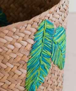 LIKHÂ Leaf Embroidery Basket 7 LIKHÂ Leaf Embroidery Basket