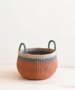 LIKHÂ Coral Tabletop Basket With Handles