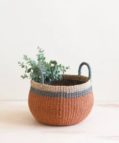 LIKHÂ Coral Tabletop Basket With Handles