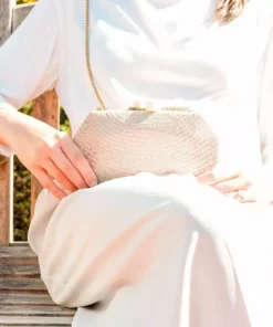 LIKHÂ Dusty Rose Clutch Special Occasion