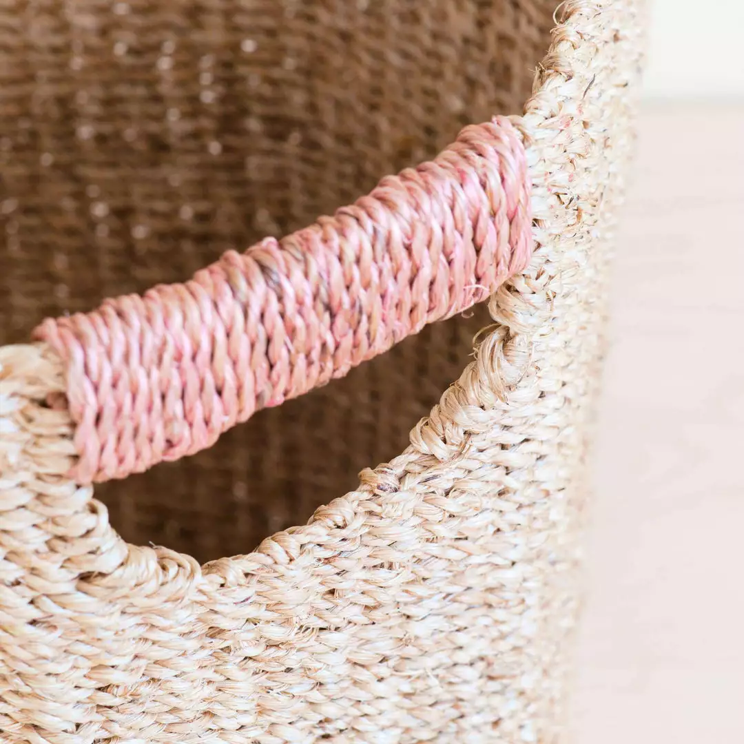 LIKHÂ Octagon Basket With Colorful Handles 5 LIKHÂ Octagon Basket With Colorful Handles