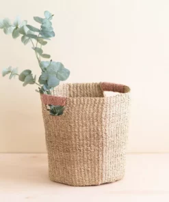 LIKHÂ Octagon Basket With Colorful Handles