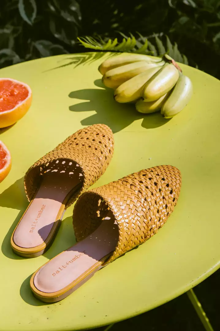 Salt & Umber Best Sellers Lily Mule - Mustard 7 Salt & Umber Best Sellers Lily Mule - Mustard