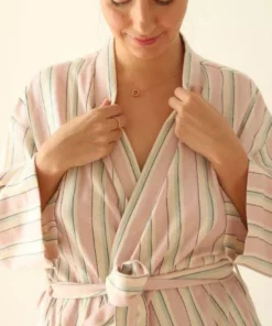 Anatolico Towels + Bath Mats Lily Unisex Turkish Robe