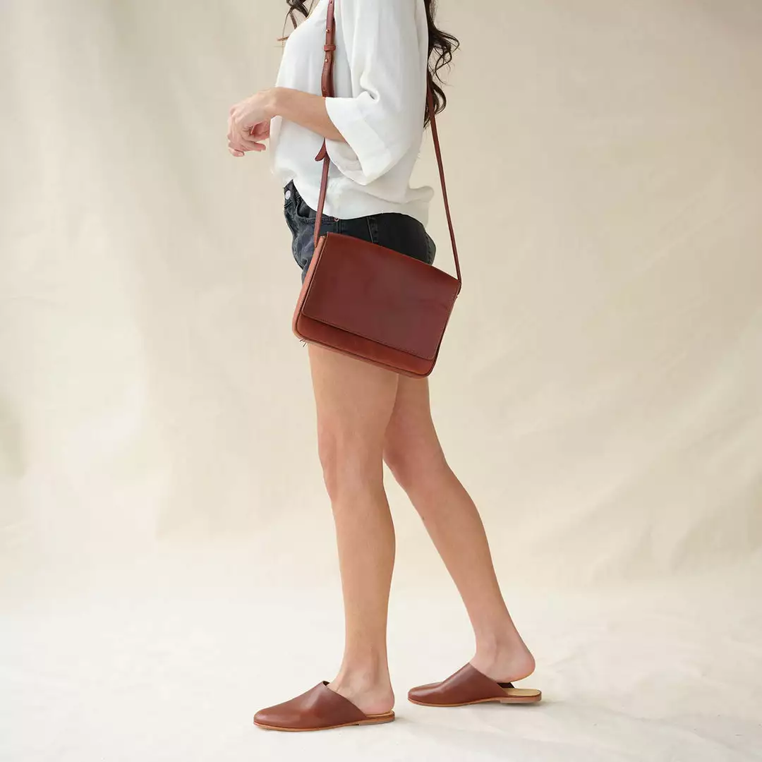 Nisolo Lima Slip On Mule - Brandy 3 Nisolo Lima Slip On Mule - Brandy