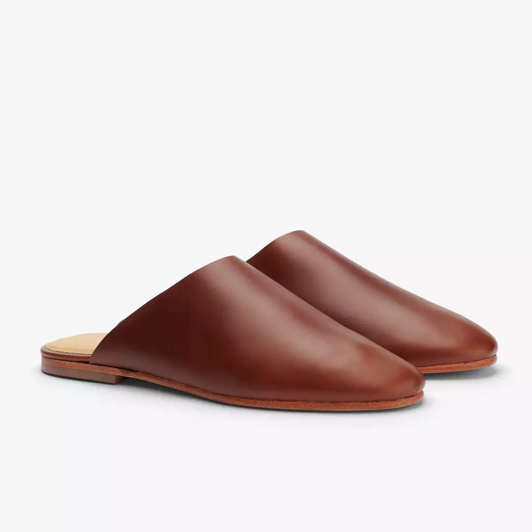 Nisolo Lima Slip On Mule - Brandy 1 Nisolo Lima Slip On Mule - Brandy