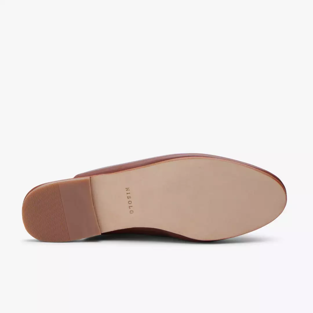 Nisolo Lima Slip On Mule - Brandy 7 Nisolo Lima Slip On Mule - Brandy